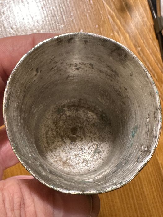 Pahar argint masiv 800 vintage