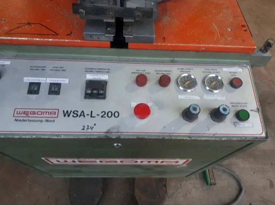 Едноглава залепваща машина WEGOMA-Германия за дограма