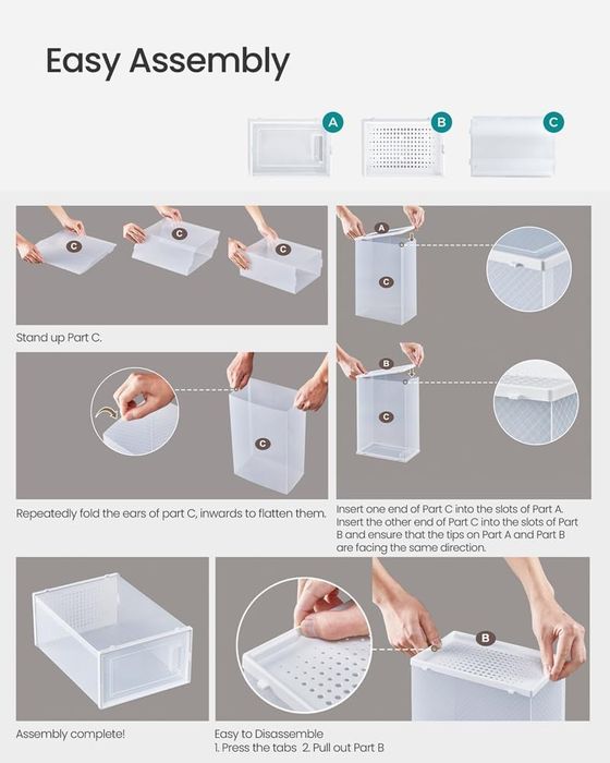 Cutii de pantofi, pantofar , organizator pantofi