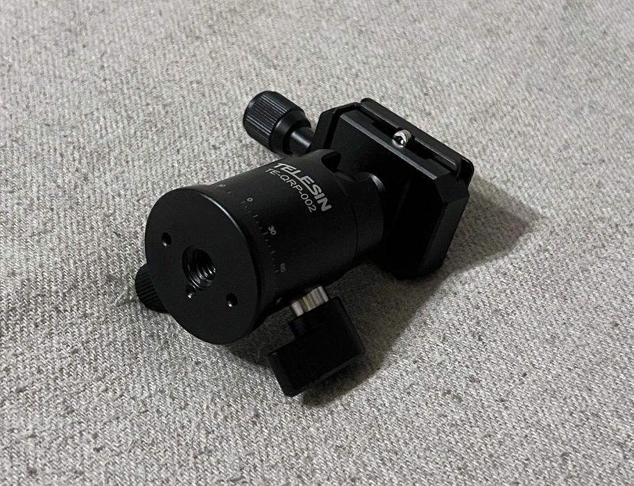 Cap trepied Telesin TE-QRP-002 cu bila si placa rapida