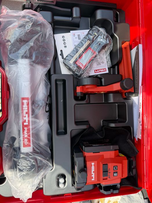Hilti pm50g nou in cutie cu stativ pma20 pma32 pm100 s  4 980 lei