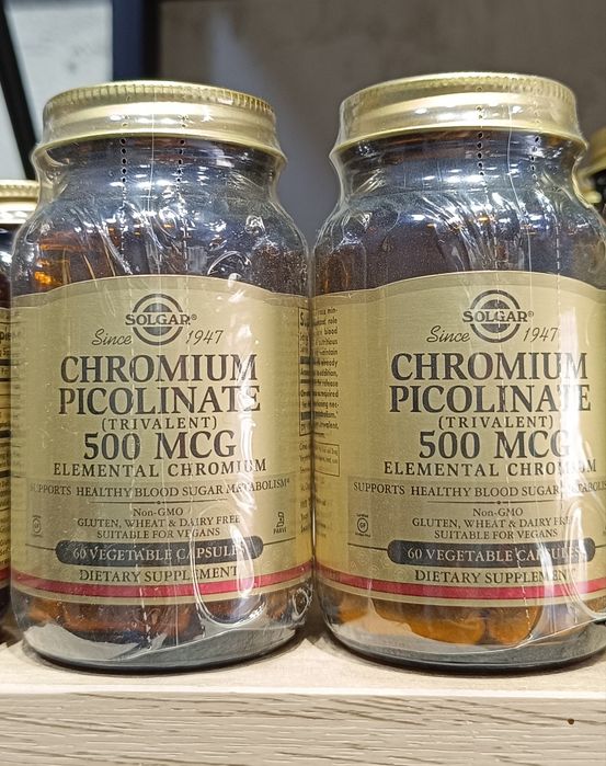 Solgar chromium picolinate 500 mcg 60 veg caps