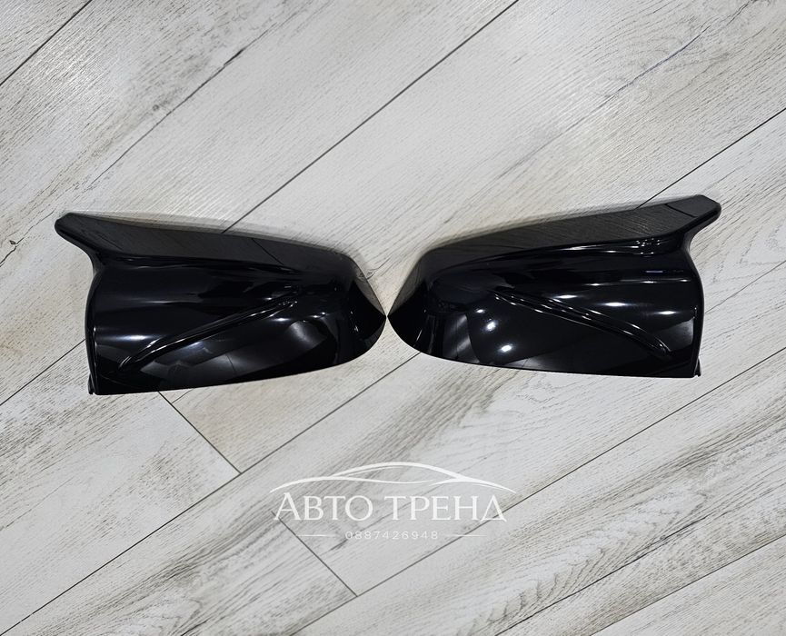 Капаци за огледала Бмв Ф07 GT Е60 E61 / Тунинг пияно лак  batman kapaci Bmw E60 E61