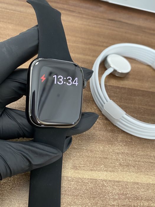 Apple Watch Seria 7 / 45 mm / Stainless Steel / Gps + Cellular |