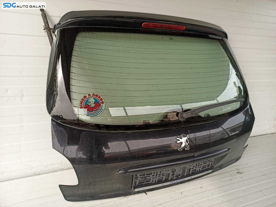 Haion Hayon Portbagaj Dezechipat cu Luneta Geam Sticla Peugeot 206 + PLUS 2009 - 2012 [L1671]