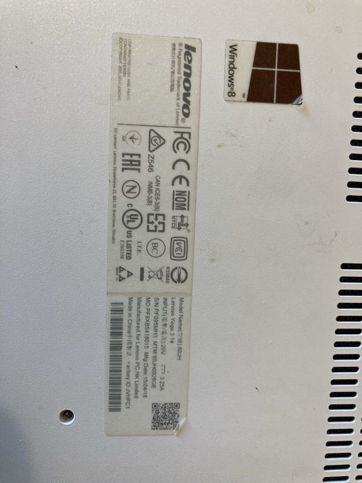 Лаптоп LenovoYoga 3-1470 - Type 80JH - Model 80JH0026GE