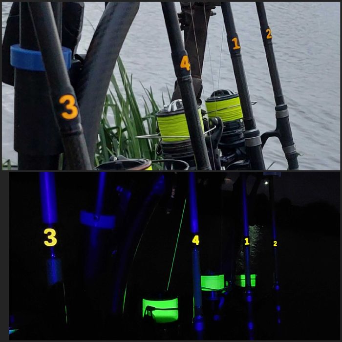 Eticheta clipsabila (SET) cu numar pentru lanseta / crap / rod pod