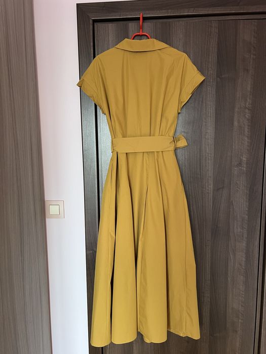 Рокля Zara в цвят горчица