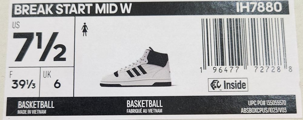 Adidas Break Start Mid Shoes