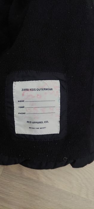 ZARA дебело зимно яке за момче 116 см, 6 г.