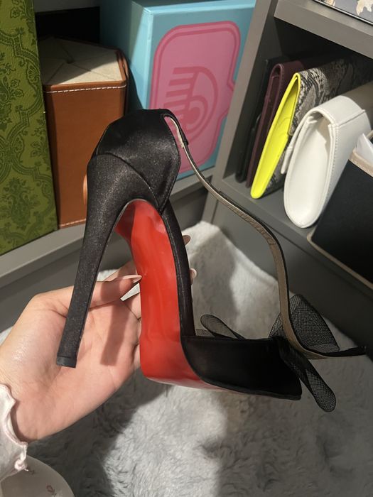 Обувки на висок ток 12 см по модел на Jimmy Choo