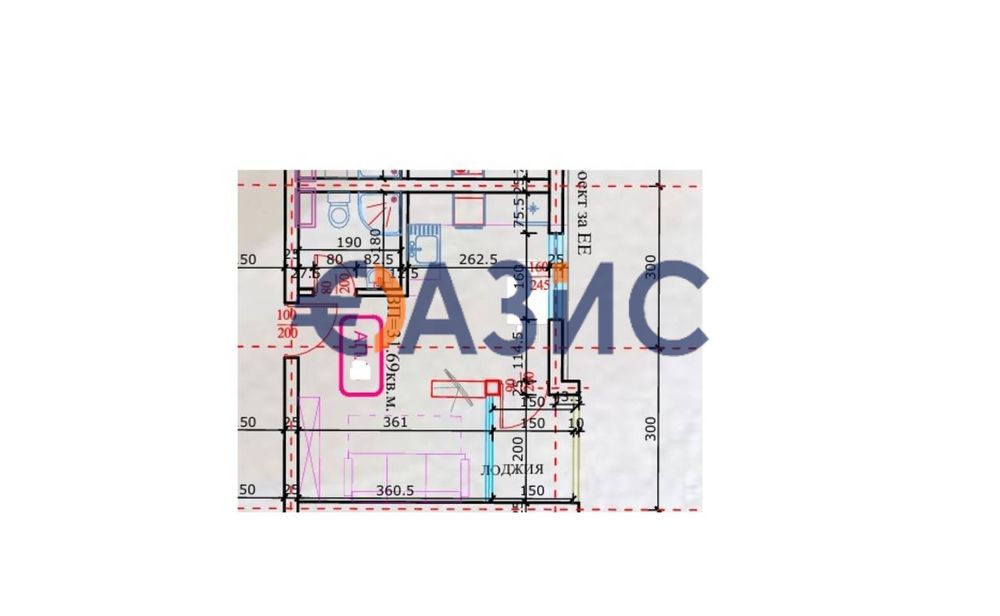 Студио на 5-ти етаж, Ж ' адор Блан, Слънчев бряг, България - 38,49 кв. м., 59656 евро, #34215586