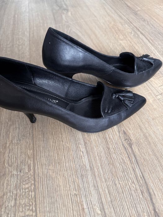 Дамски кожени обувки Aquamarine