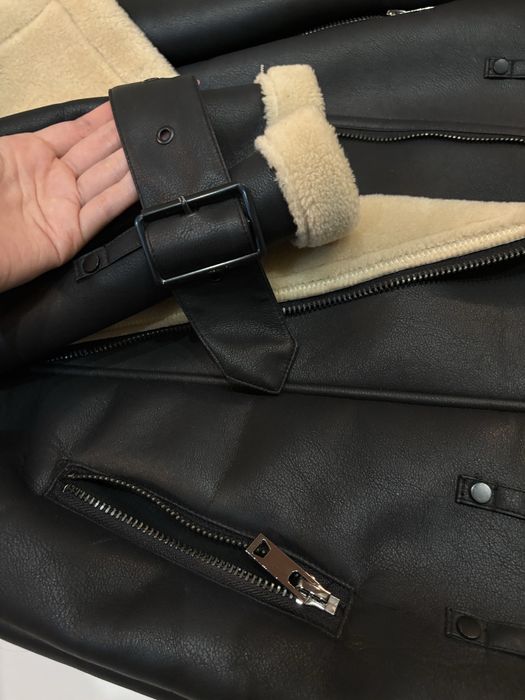 Кожаная Дубленка Zara