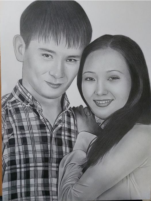 Портреты карандашом.