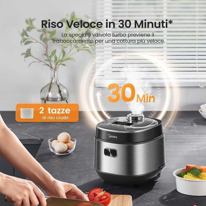 Многофункционална оризоварка Midea 2 л, 9 програми