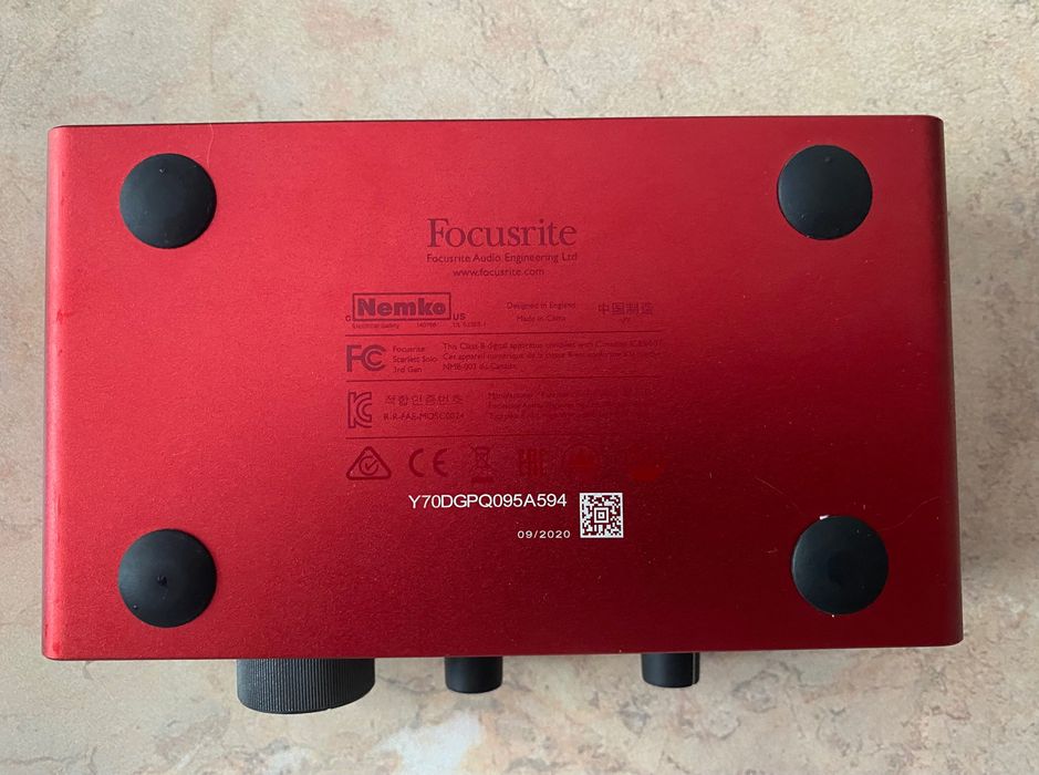 Focusrite Scarlett Solo 3rd Gen