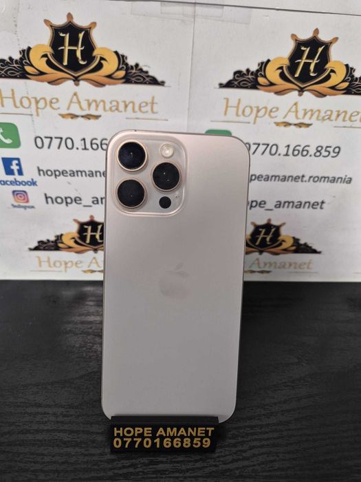 Hope Amanet P10/Iphone 16 Pro Max,256 GB /BATERIE 91%