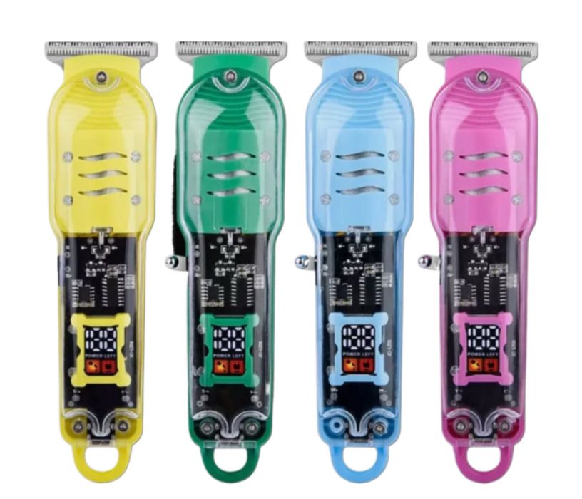 Aparat de tuns electric transparent, 4 piepteni, 6500PRM, 1200mAh ~ Promotie ‼️