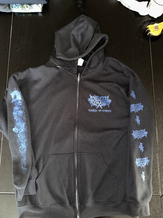 Skeletal Remains Tombs Of Chaos Zip Up Hoodie