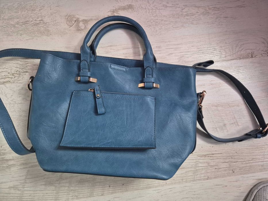 Geanta de culoare albastru