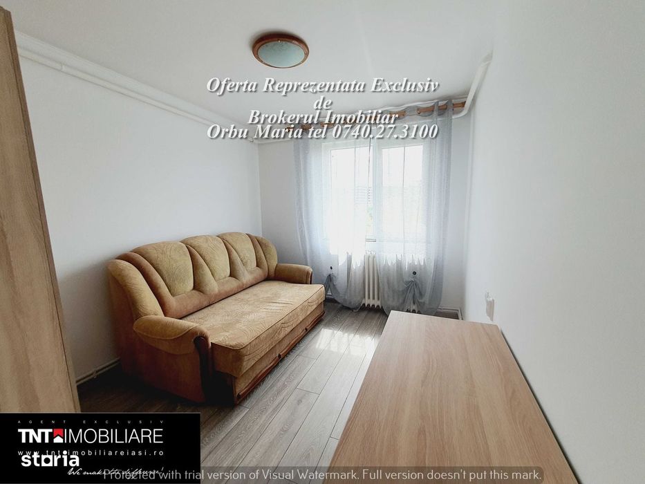 Apartament 2 Camere Decomandat Complet Renovat & Utilat, Zona Podu Roș