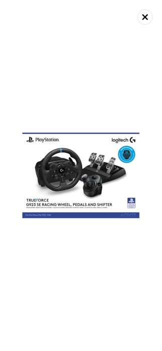 Budle Gaming - Volan LOGITECH G923 si Schimbator de viteze LOGITECH pentru PS4/PS5/PC