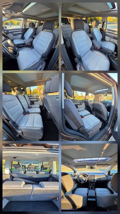 VW Touran Cross 2.0 tdi Pano/Led/ParkAssist/7locuri An 2015 Vw Touran