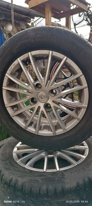Джанти 4х98 15-ки с хубави гуми