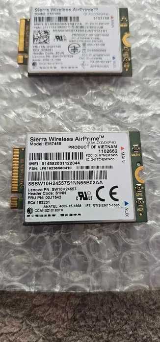 Modul Wireless Sierra Wireless EM7455 4G/LTE 300/50 Mbit, HSPA + NGF