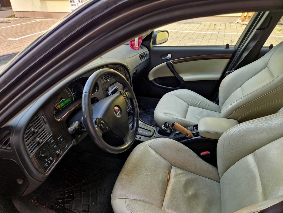 Saab 9-5 1.9TID Hirsch 175 cai Automat /Interior piele incalzit /Navigatie/Pilot/DubluKlimatronic