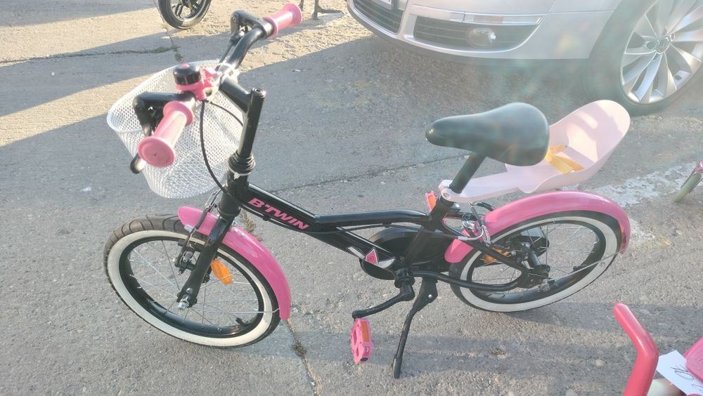 Bicicleta fetițe B'Twin 16" 500 Spy Hero Girl
