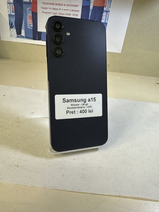 Samsung a15 / 128  gb / 100% baterie / Garantie