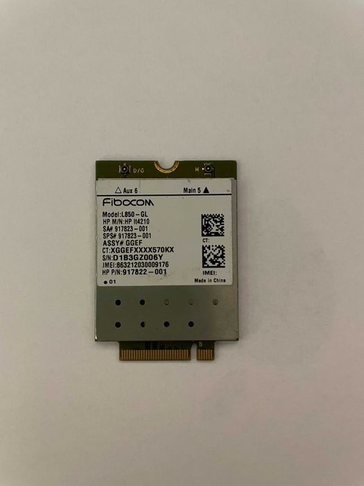 Modul WWAN LTE Fibocom L850-GL CAT9 pentru ThinkPad | 450Mbps | M.2