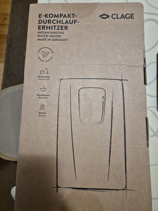 Нов проточен бойлер CLAGE CEX9 NEW