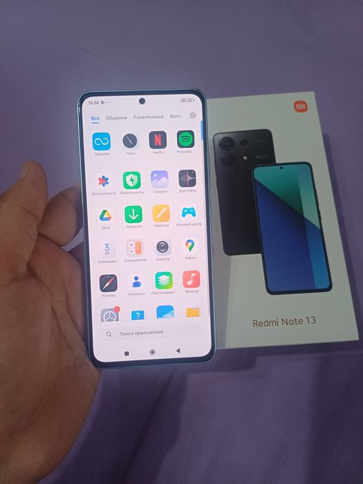 Xiaomi Redmi Note 13 8+8/256GB Blue Igravoy Karobka Holati yaxshi Zor
