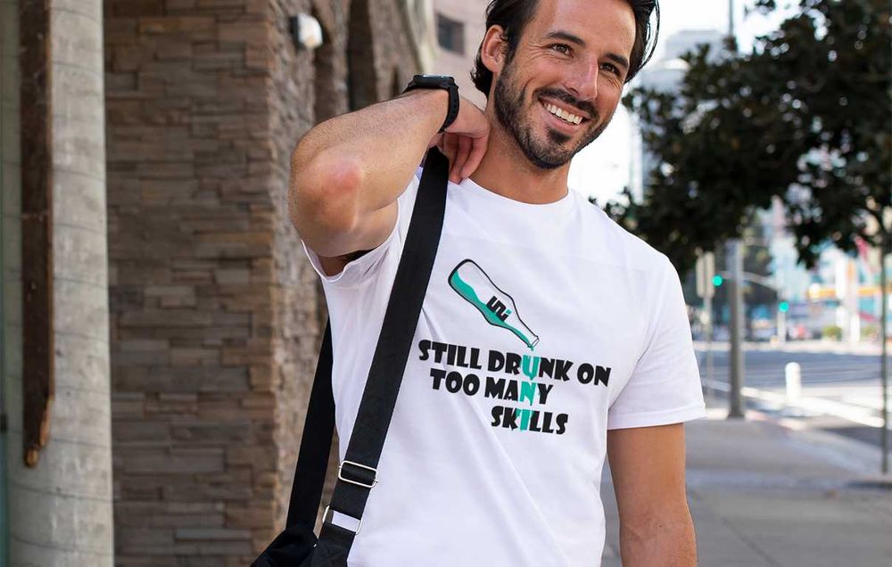 Тениска с надпис (фланелка, тениска) - ЛИКВИДАЦИЯ