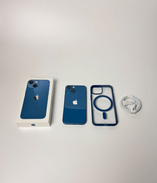 iPhone 13 mini 128 Gb Blue | 100% Батерия | Перфектен технически