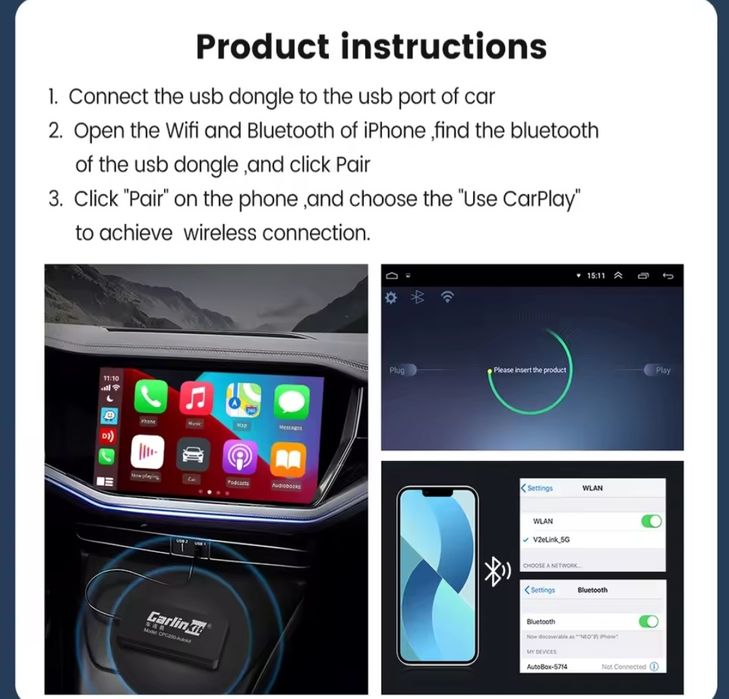 Car link Androi Auto , Apple CarPlay