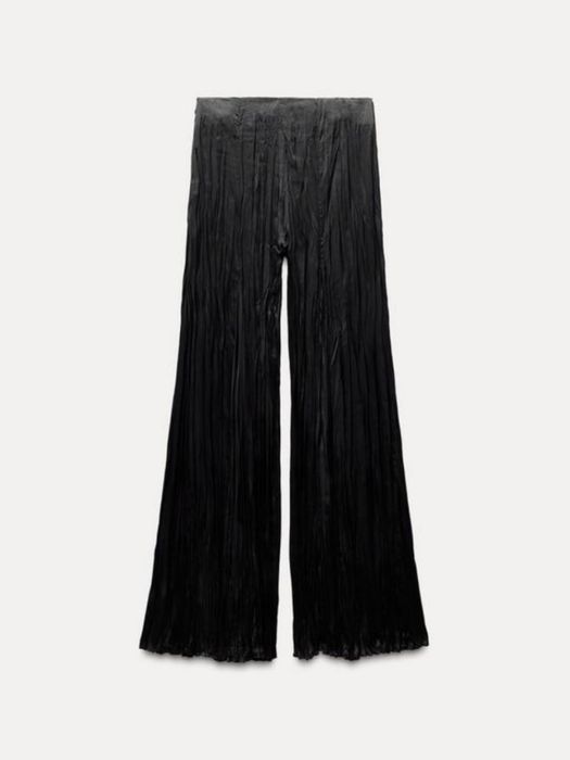 Брюки плисе, zara