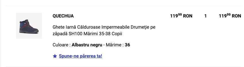 Ghete Drumeţie Copii, Impermeabile, Iarnă/Zăpadă SH100 Mărime 36 sau37