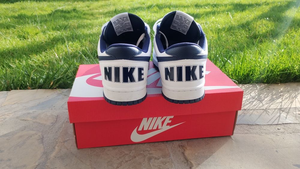 Маратонки NIKE Big Low Естествена кожа