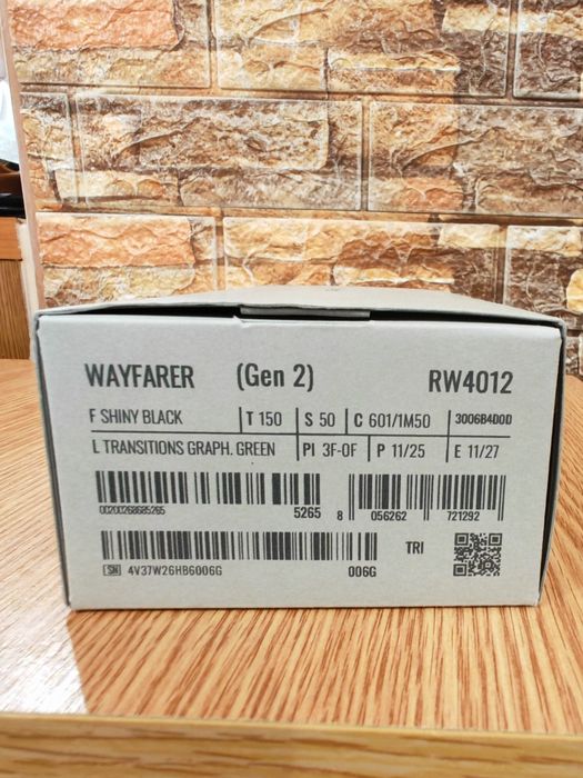 Ray Ban Wayfarer Gen 2 – RW4012 – Shiny Black / Transitions Grey Ochelari Smart