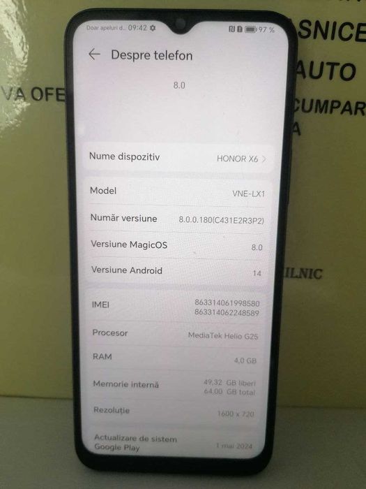 honor x6 (m2) star amanet