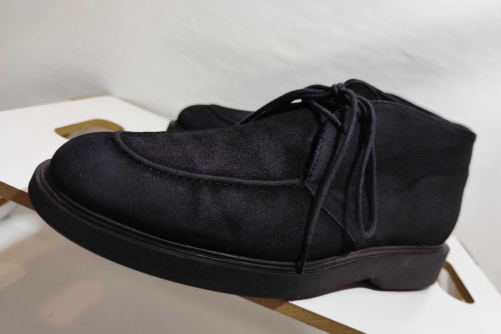 Ghete lace up 40 split toe Lav Artigianale piele naturala moale