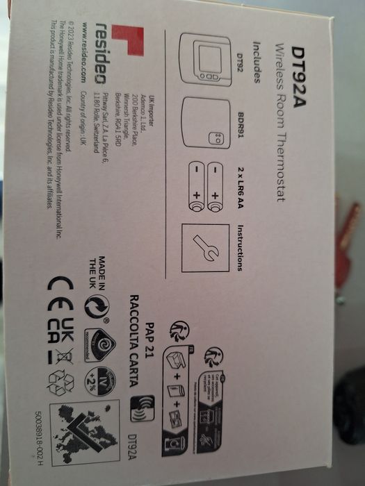Termostat de ambient nou nefolosit sigilat