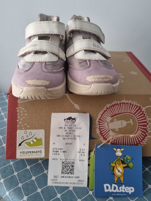 3 чифта обувки DD Step, размер 28, подходящи за момиче
