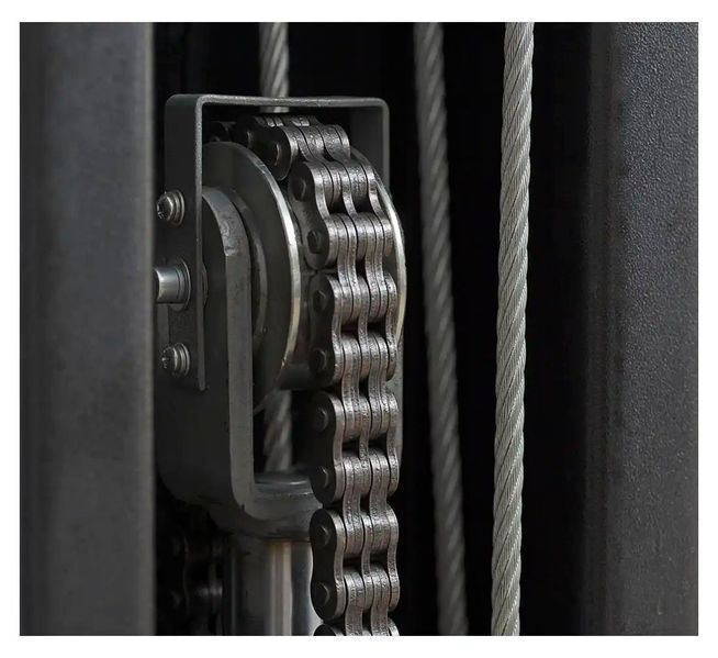 Двуколонен подемник 4 т с автоматично електрохидравлично отключване съ