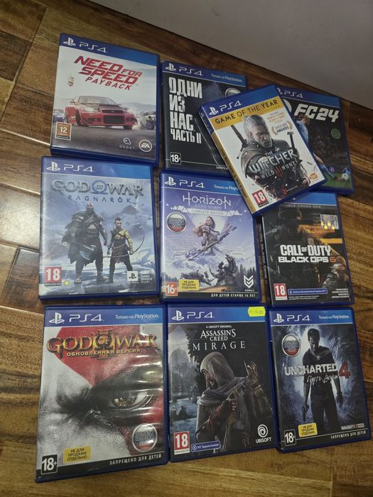Ps4 disk lar(ps4 disc) Playstation 4 sotiladi