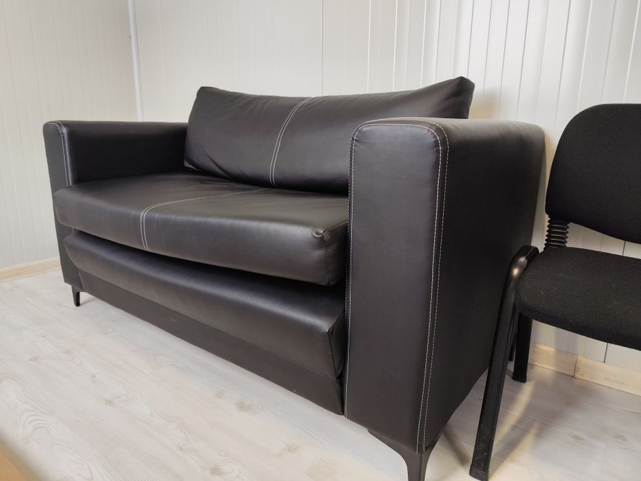 Кожен диван 1,50/70/70